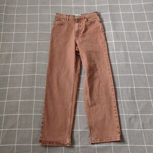 Everlane Women's High Rise Jeans in Rust